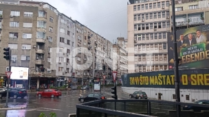 Oblačno, mestimično kiša